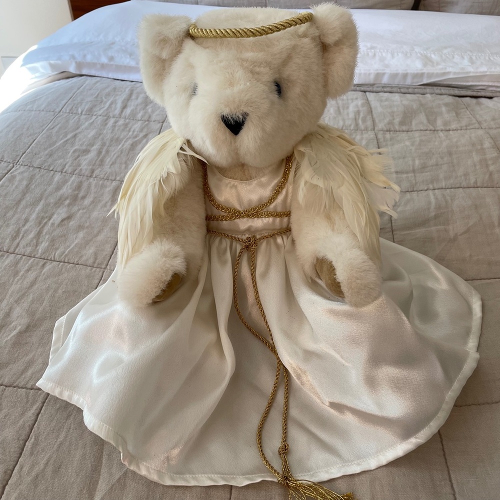 Vermont Teddy Bear - Angel - Feather wings